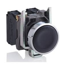 Bouton poussoir noir XB4BA25